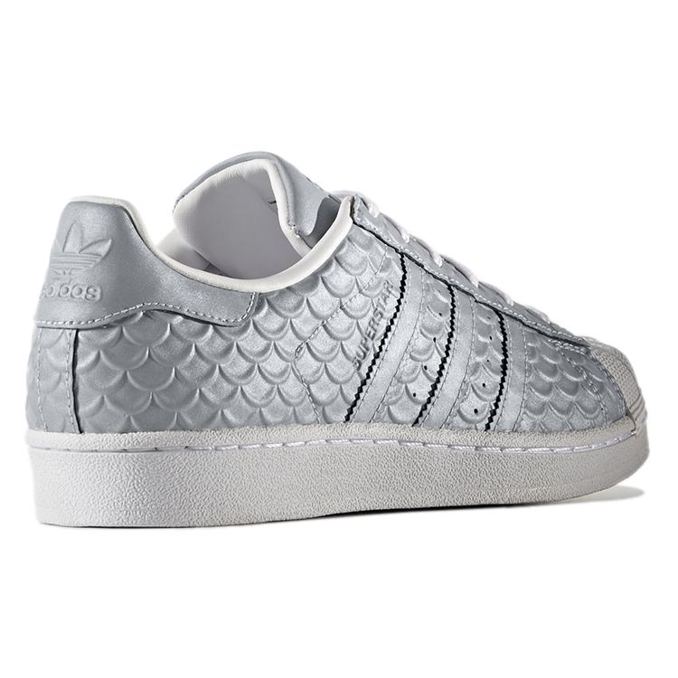 Adidas Originals Superstar Comfortable And Trendy Abrasion Resistant Low top Skateboard Shoes Women's BY3042