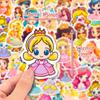 50 Cute Princess Children's Stickers Car Mobile Phone School Bag Pen Box Decoration Stickers Waterproof Stationery Creative Stickers