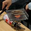 Stainless Steel Baking Cooling Rack Foldable Toast Grill Camping Cooking Tool