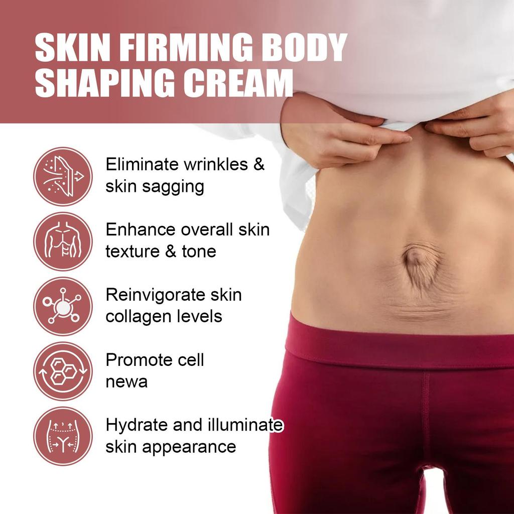EELHOE Body Firming Cream Massage Shaping Firming Tummy Arms Body Moisturizing Skin Body Slimming Cream