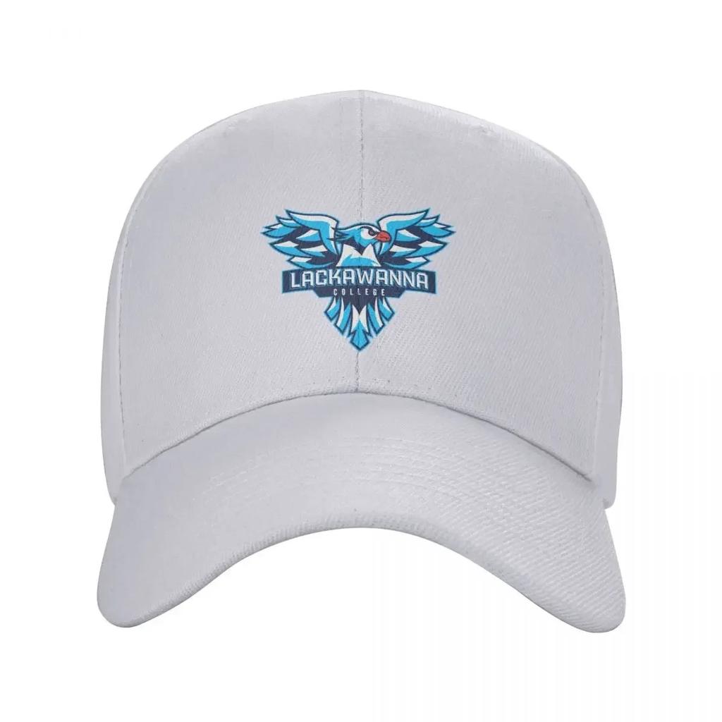 Lackawanna College Cyan Doppel-Flügel-Falke Esports Baseballkappe Schaumstoff-Partyhut Damenmützen 2024 Herren