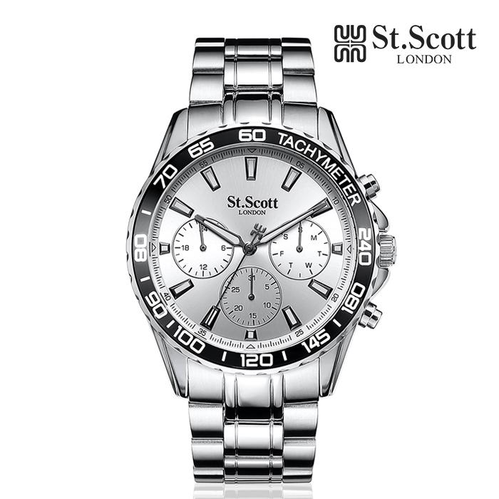 Seinteuseukoteuleondeon St3058M Stout Multi Men'S Metal Watch