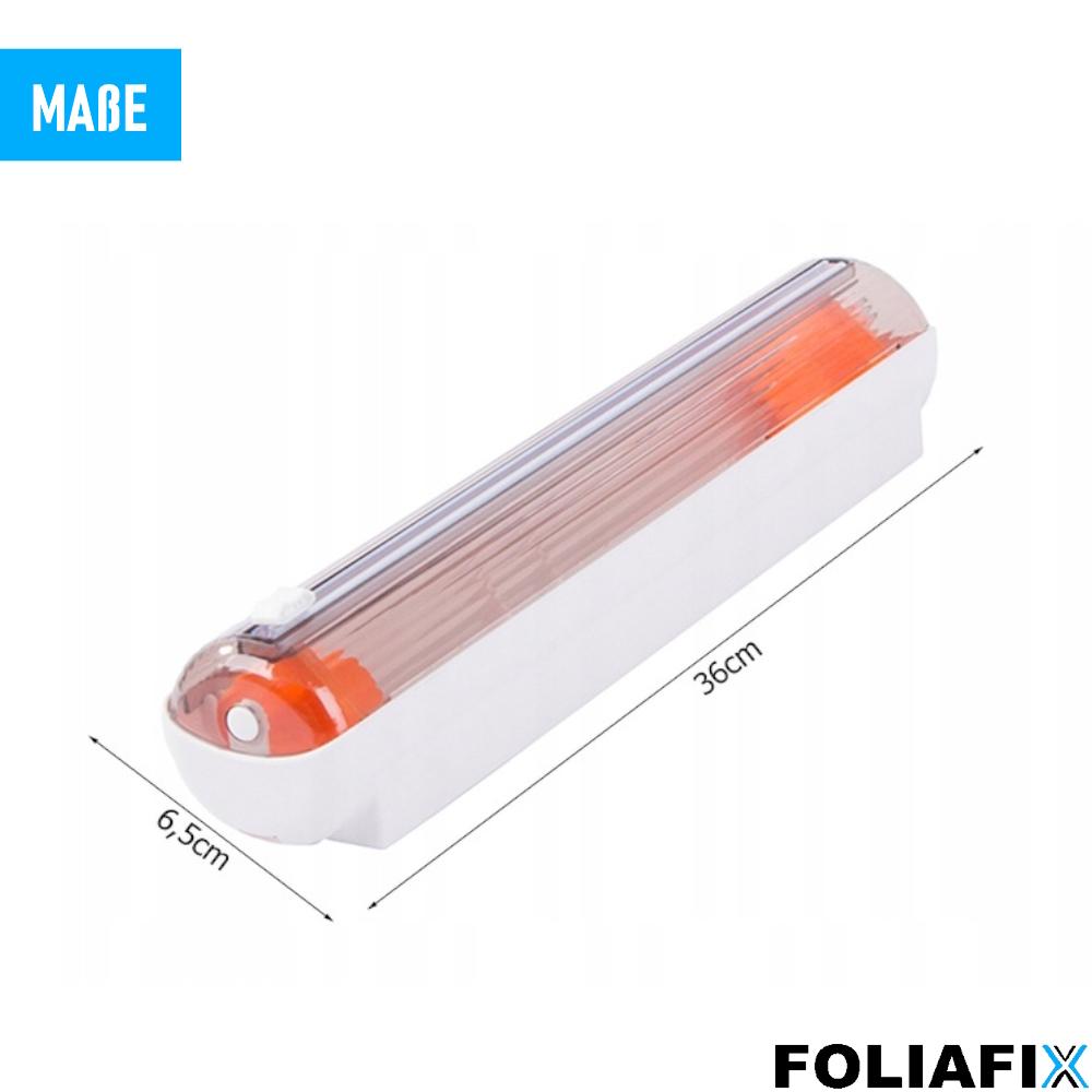 FOLIAFIX Folienspender Folienabroller Folienabreißer Folientrenner Alufolie