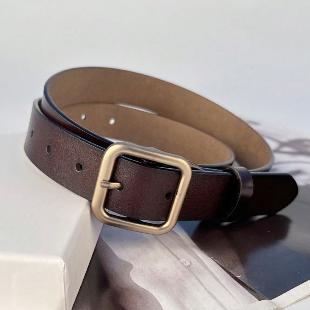 Belt Women's Pin Buckle Casual Versatile Retro Belt Women's Japanese Buckle Jeans Belt