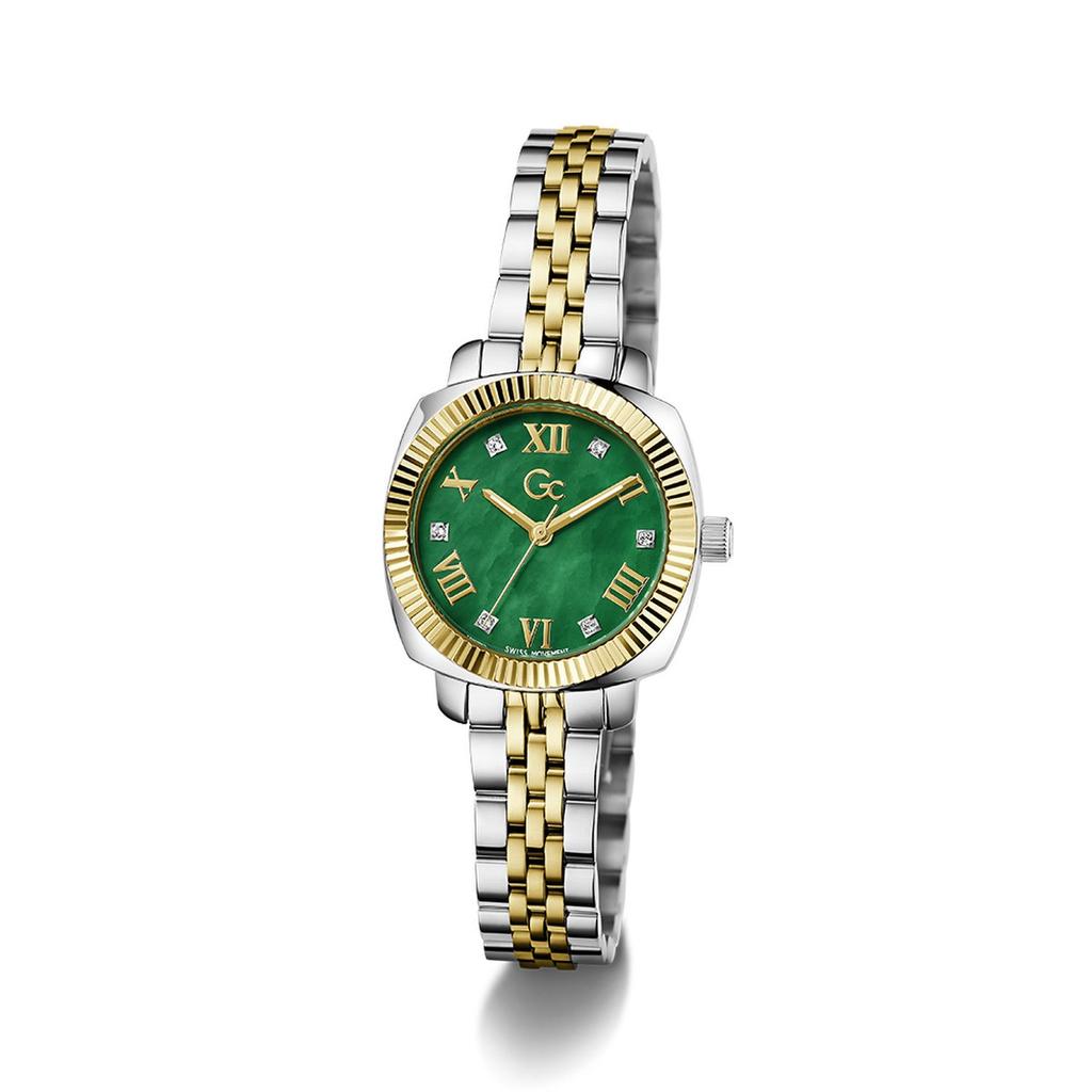 [Gc] Green Gold Flare Cushion Mini (Z73003L9) Women's Watch