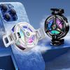 2-in-1 Magnetischer/Rückseiten-Clip Handy Halbleiter-Kühlungsradiator Schnelle Kühlung Handykühler für Android iPhone