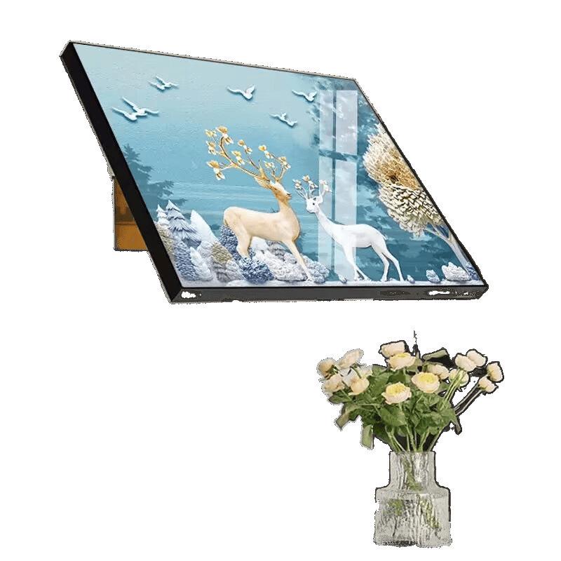 Modern Minimalist Decorative Cover for Electrical Switch & Meter Box - Wall Art for Restaurant