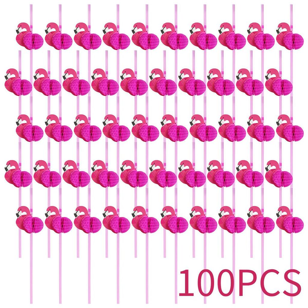 50 Pcs Paper Drinking Straw 3D Fruit Paper Straws Eco Friendly Recyclable Drinking Straw for Bars Decors Hawaiian Beach Party