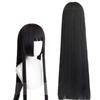Cosplay Long Straight for Includes Wig Heat-resistant Wig, Black, Hair, 90cm, Parties, Costumes, Halloween, Etc. Net.