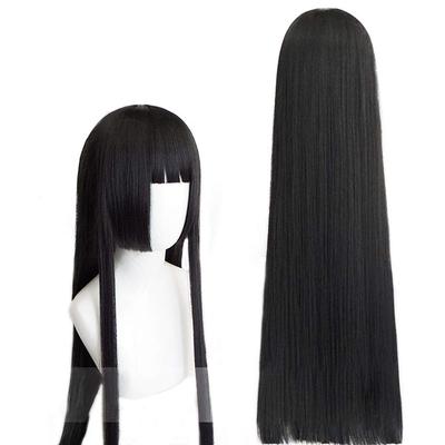Cosplay Long Straight for Includes Wig Heat-resistant Wig, Black, Hair, 90cm, Parties, Costumes, Halloween, Etc. Net.