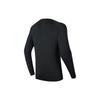 Anta Comprehensive Training Series Letter Round Neck Pullover Long Sleeve T-Shirt Men Tops Basic-Black 152217406-2