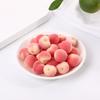 20pcs Handmade Simulated Mini Peach Realistic Cartoon Artificial Peach Fruit Material 2-3.5cm Foam Simulated Fake Fruits
