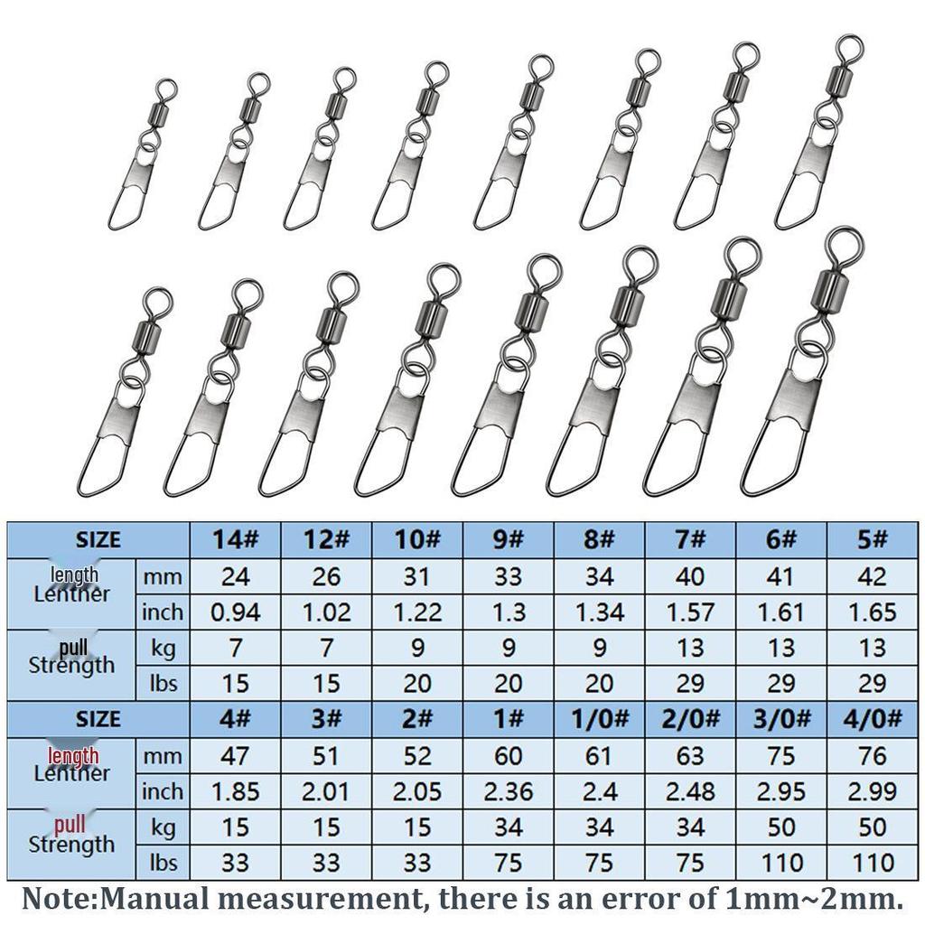 Type A American Swivel Safety Pin Quick Connector for Fishing Tackle Accessories
