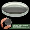 YOKIVE Set of Double Concave Clear Glass Optical Lenses Ideal for Telescope and Optical Instruments 150mm Focal 2-piece Lenses, Construction,