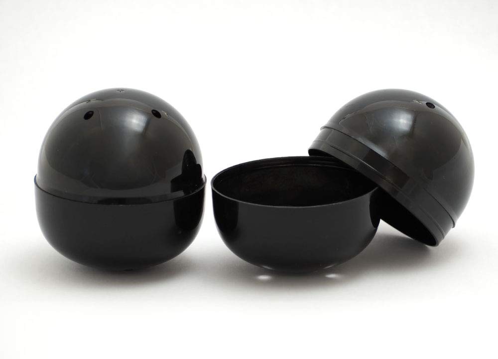 

Amuse 65 мм пустые капсулы 50 штук Gacha Gacha внешний диаметр 65 мм x 70 мм (непрозрачный) приблизительно. приблизительно. (черный) чёрный