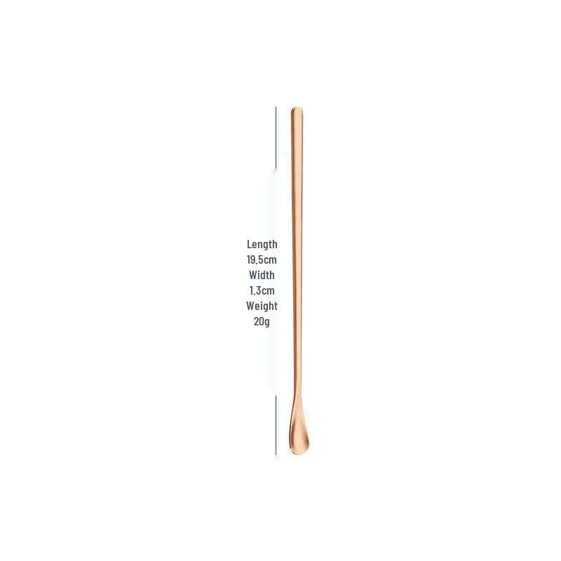 304 Stainless Steel Japanese Stirring Spoon - Long Handle for Coffee, Dessert, Mug, Ice Cream, Bar Use