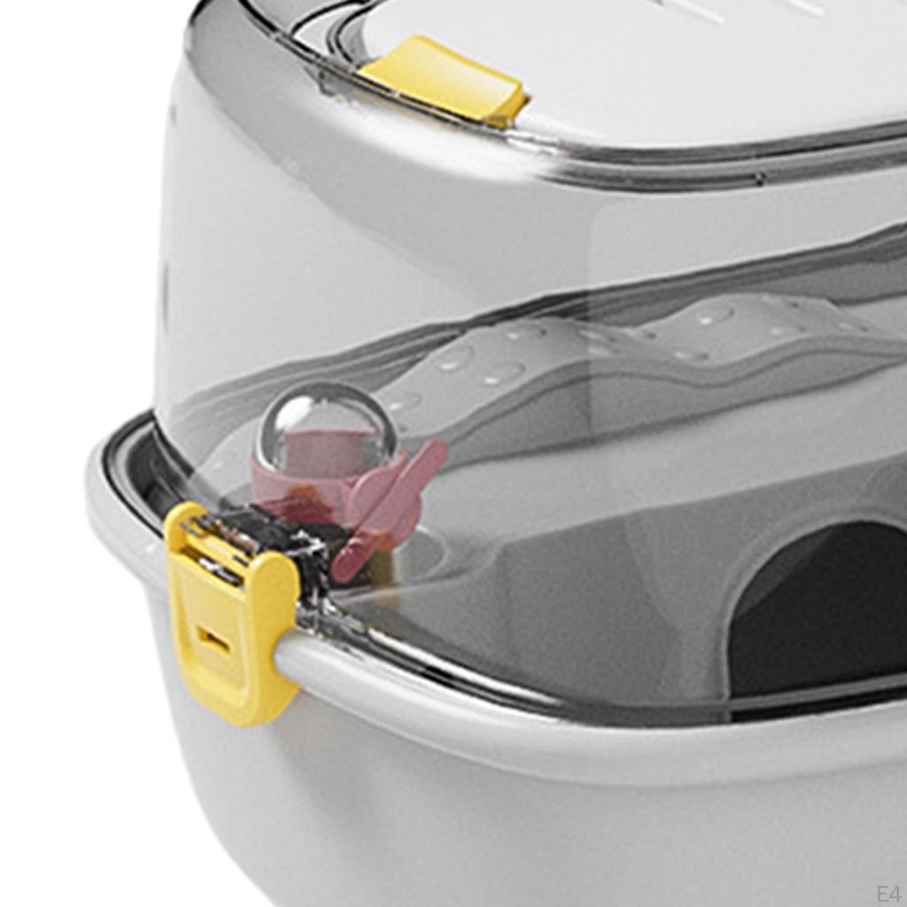 Deluxe Hamster Enclosure with Unique Roof Design, Ideal for Small Pets