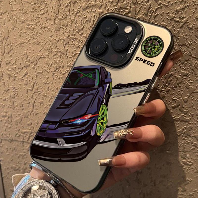 Fashionable Car Print Electroplate IMD Phone Case For  Mi 14 13 12 12T 13T Pro 11 Lite 5G Poco F5 X5 X6 Pro Hard Cover