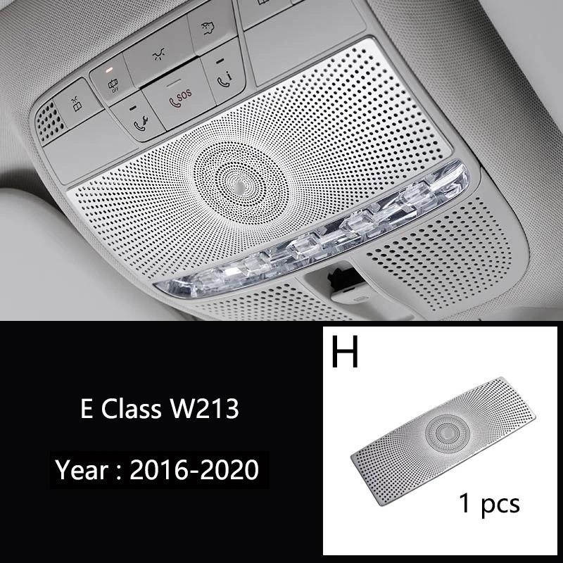 Car Interior Armrest Box Rear Air Vent Outlet Cover Trim Sticker for Mercedes Benz GLC C E Class W205 W213 X253 Auto Accessories
