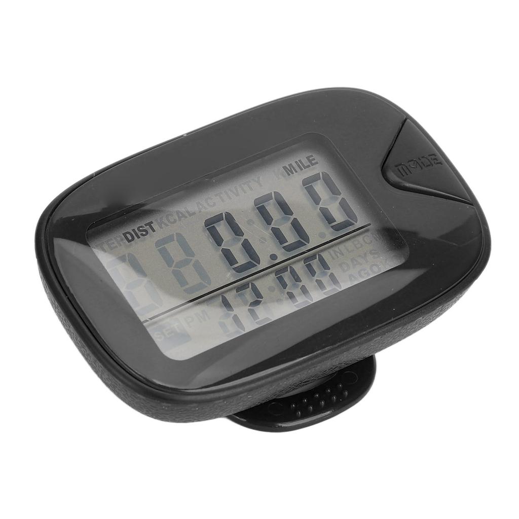 Walking Pedometer Large Digital Display Multifunctional Lightweight Accuracy Memory Step Counter for Men Women