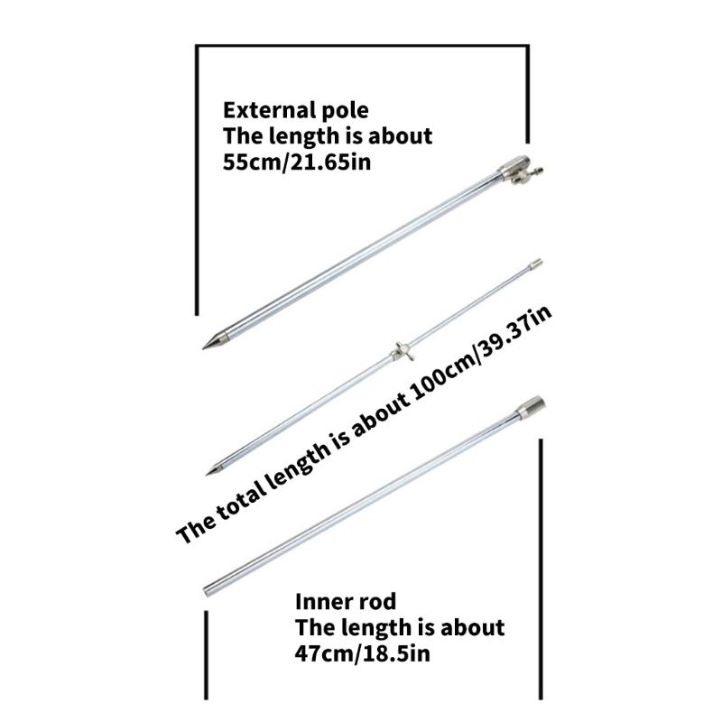 Upgraded Rod Holder for Fishing, Fishing Rod Holder Ground Fishing Rod Rack Stand,Fishing Holder for Insert Ground