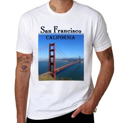 San Francisco, California - Golden Gate Bridge T-Shirt Unisex T Shirts for Unisex Casual T Shirts for Unisex Graphic Vintage T-Shirt