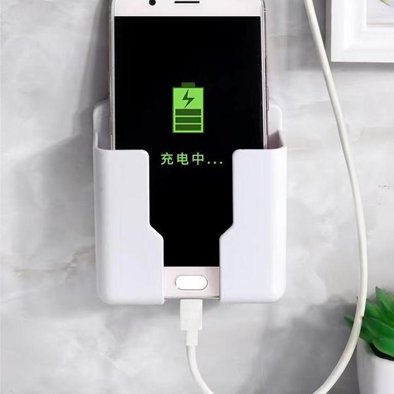 Universal Remote Controller Holder Phone Charging Bracket Air Conditioner Remote Controller Bracket Wall Shelf Mount Stand