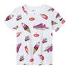 Kids' Ice Cream Print Short Sleeve T-Shirt