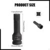 Metric Lengthen Screwdriver Sockets Adapter ,