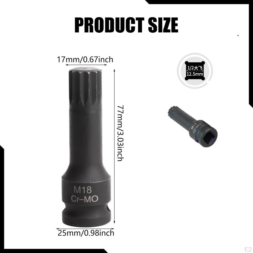 Metric Lengthen Screwdriver Sockets Adapter ,