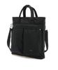Jillstuart Men Acc Evan Black Two-Pocket Nylon Vertical Tote Bag And Crossbody Bag Juba6F502Bk