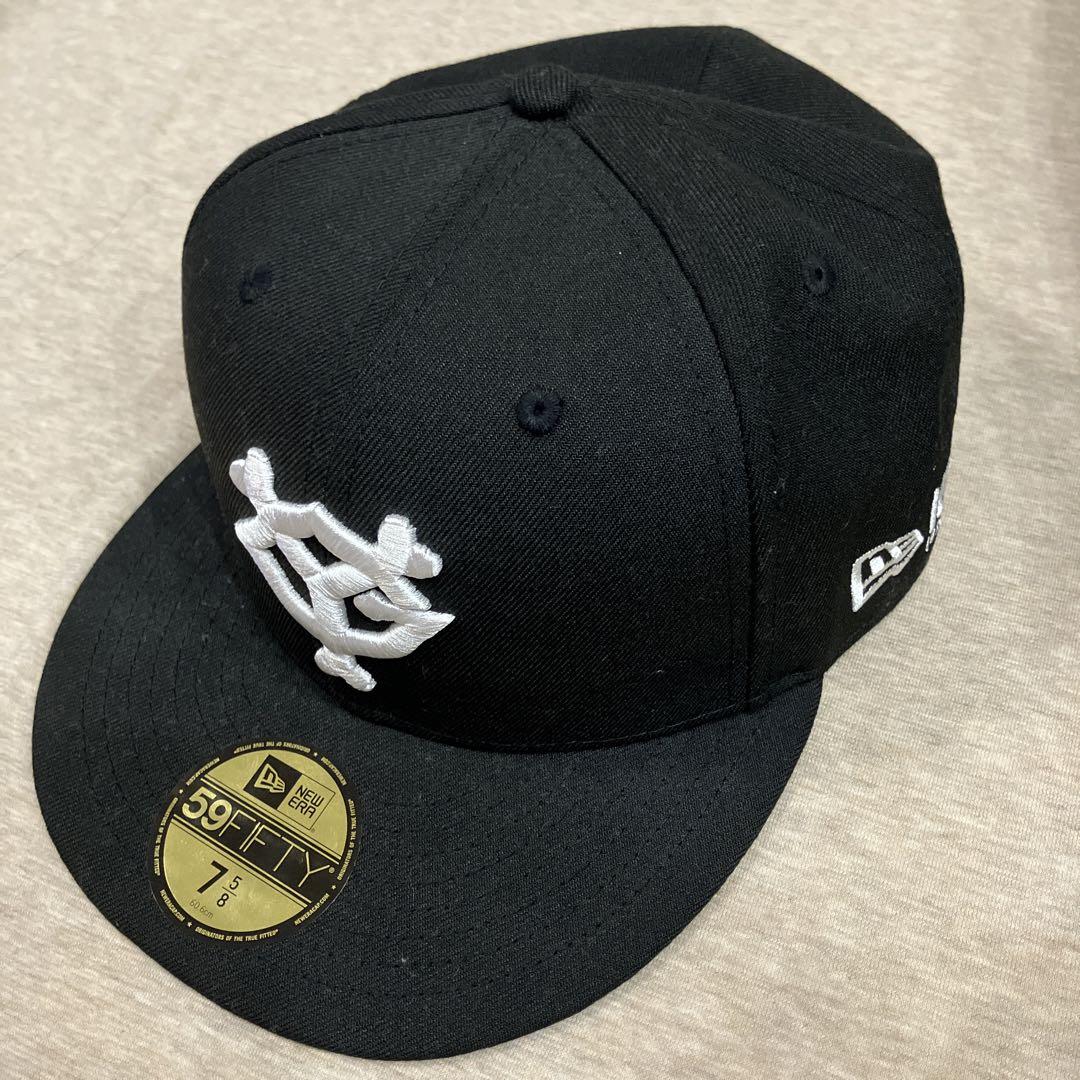 

[USED] New Era 59Fifty Black Cap, Giants, Size 7 5/8