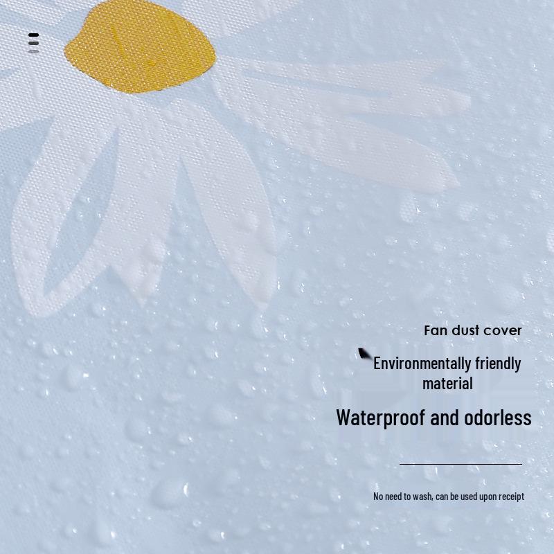 Universal Dustproof Slip-On Electric Fan Cover for Floor-Standing Fans