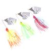 1 Piece Spinnerbait Fishing Lure Wobbler Spinner Cure Chatterbait For Bass Pike Walleye Sea Fishing