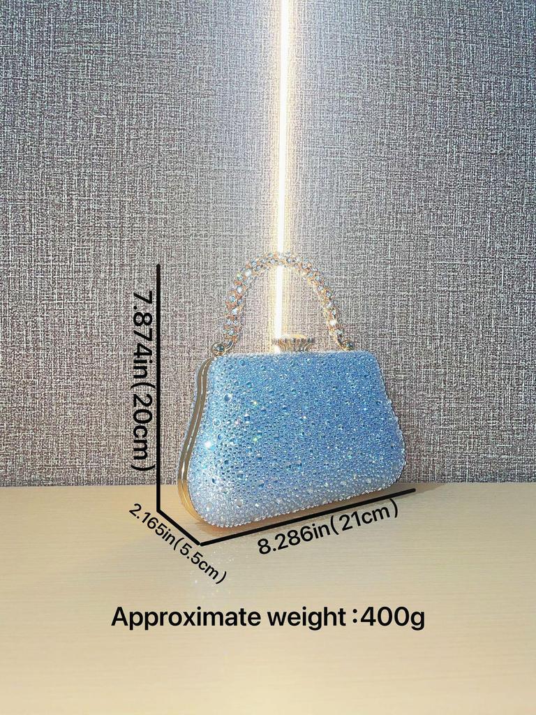 Elegant Rhinestone Evening Clutch - Cheongsam and Banquet Handbag for Ladies