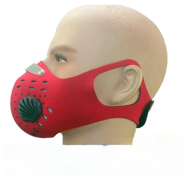 Sports Outdoor Bike Riding Mask Activated Carbon Face Mask Anti Smog Filter Dustproof Hanging Ear