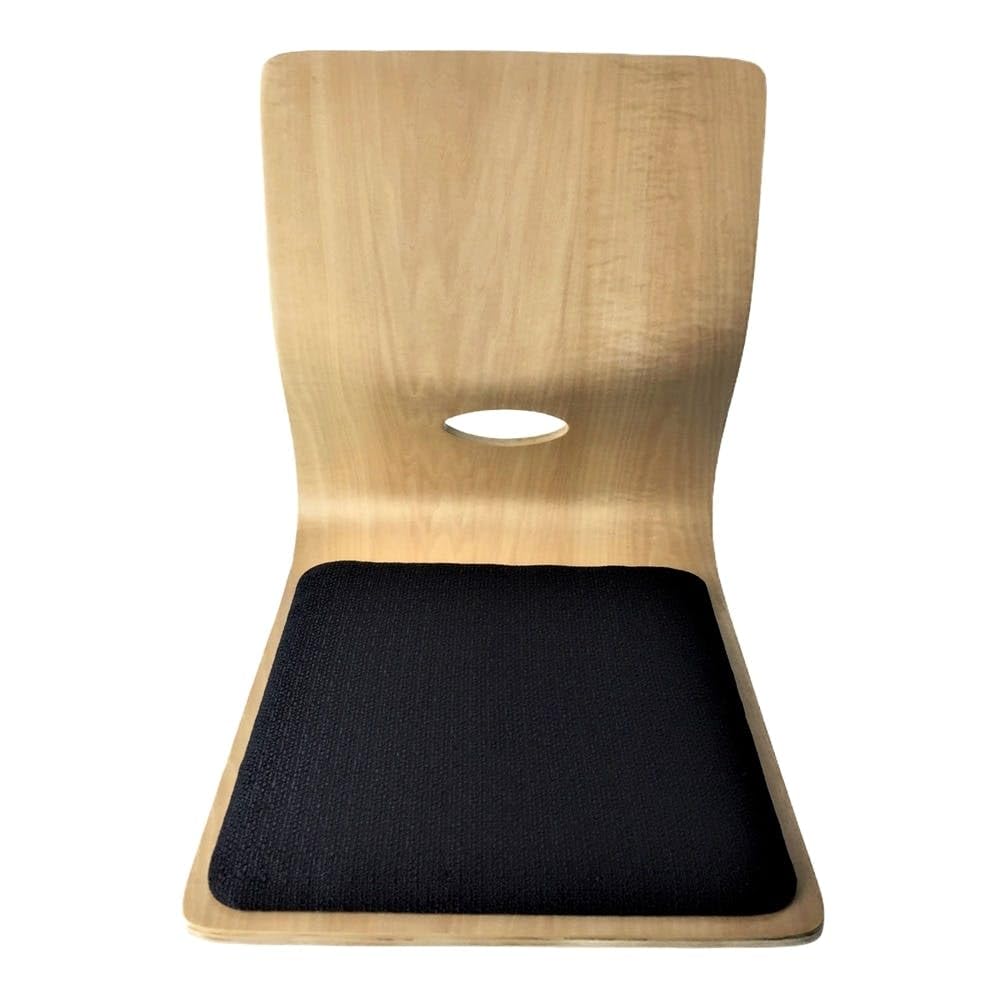 CAINZ Bentwood Length Depth Height Natural Aoi No Back No Japanese Simple Chair, 37cm, 48cm, 43cm, Seat, Pain, Fatigue, Style,