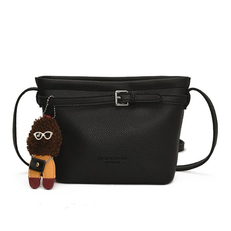 IELGY Ladies Shoulder Bucket Bag Large Capacity Commuter Trendy Crossbody No Pendant