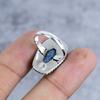 Lapis Lazuli Gemstone Handmade 925 Sterling Silver Jewelry Ring Size 8 M-2579