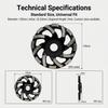 125mm L-Type Marble Stone & Concrete Grinding Wheel with 8 Slanted & 8 Horizontal Segments - Epoxy Floor Disc.