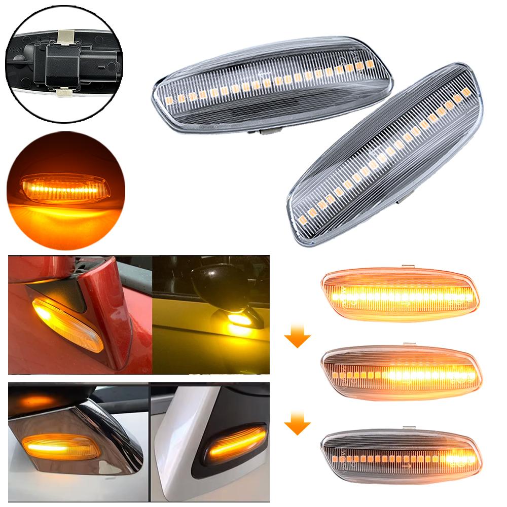 Car Flowing LED Side Marker Light Dynamic Turn Signal Repeater Lamp 2006-2018 For Citroen C4 Picasso C3 DS3 C4 DS4 C5Turn Signal 2