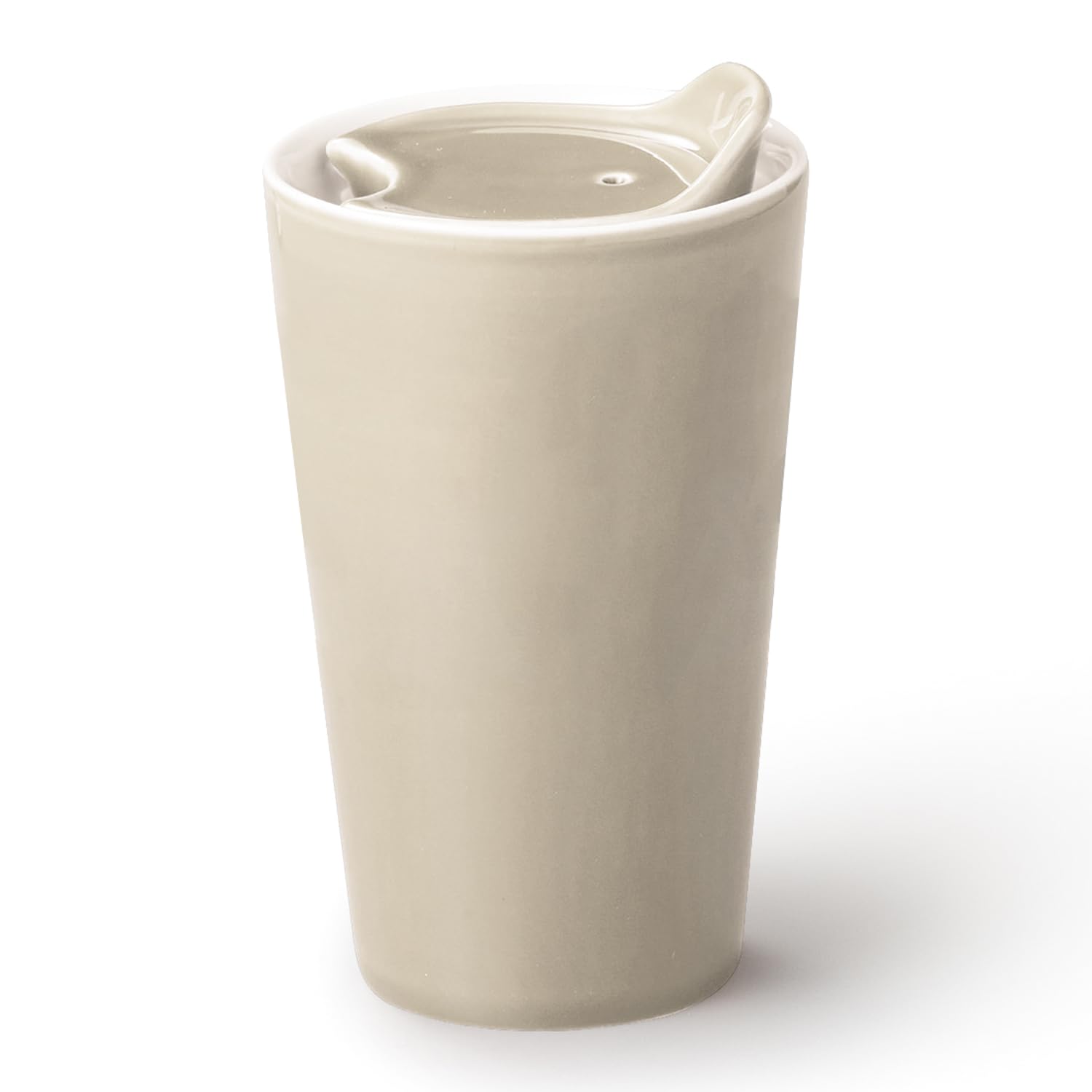 

Dolce Duo Double Lid Birthday Tumbler, Ceramic, Walled, Thermal/Cold Insulation, Included, 310ml, Beige, Gift, DAM-128 бежевый