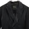 Y's Made in Japan Linen Blend tailored jacket 2 black Women Used
