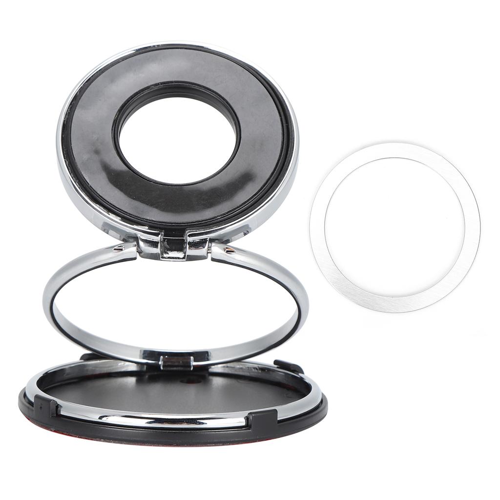 Magnetic Phone Car Holder Windshield Foldable Ring Phone Mount 180 degrees  Rotation Ring Phone Stand for Desk