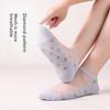 5 Pairs Socks Crystal Stockings Women's Summer Flower Crystal Socks Wicking Sweat Breathable Glass Socks