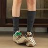 [hiig] No.038 Charcoal Silket Knee-socks