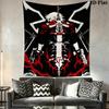 Devil May Cry Wall Tapestry Aesthetic Wall Hanging Printed Fabric Blanket Decorative Tapestries for Bedroom Living Room Home Decor
