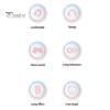 1 Set Headphone Foldable RGB Light Bear-shape Bluetooth-compatible 5.0 Wireless Headset Computer Accessories