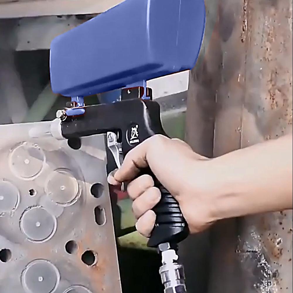 Pneumatic Blasting Gun Set Handheld Gravity Sandblasting Gun Rust Blasting Device Adjustable Blasting Machine Pneumatic Sandblasting Set