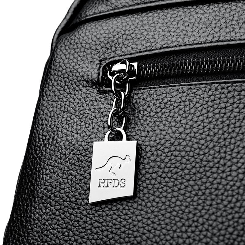 Lederrucksack Damen Reiserucksack mit großem Fassungsvermögen